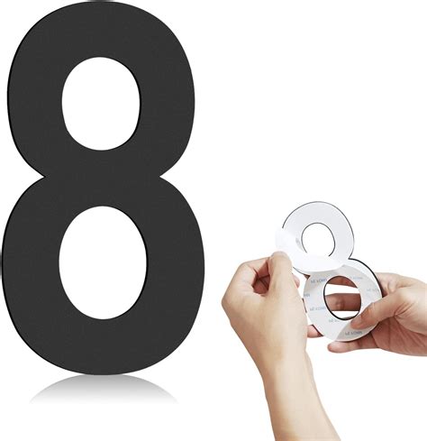 stick on metal house numbers|Amazon.com: Self Adhesive House Numbers.